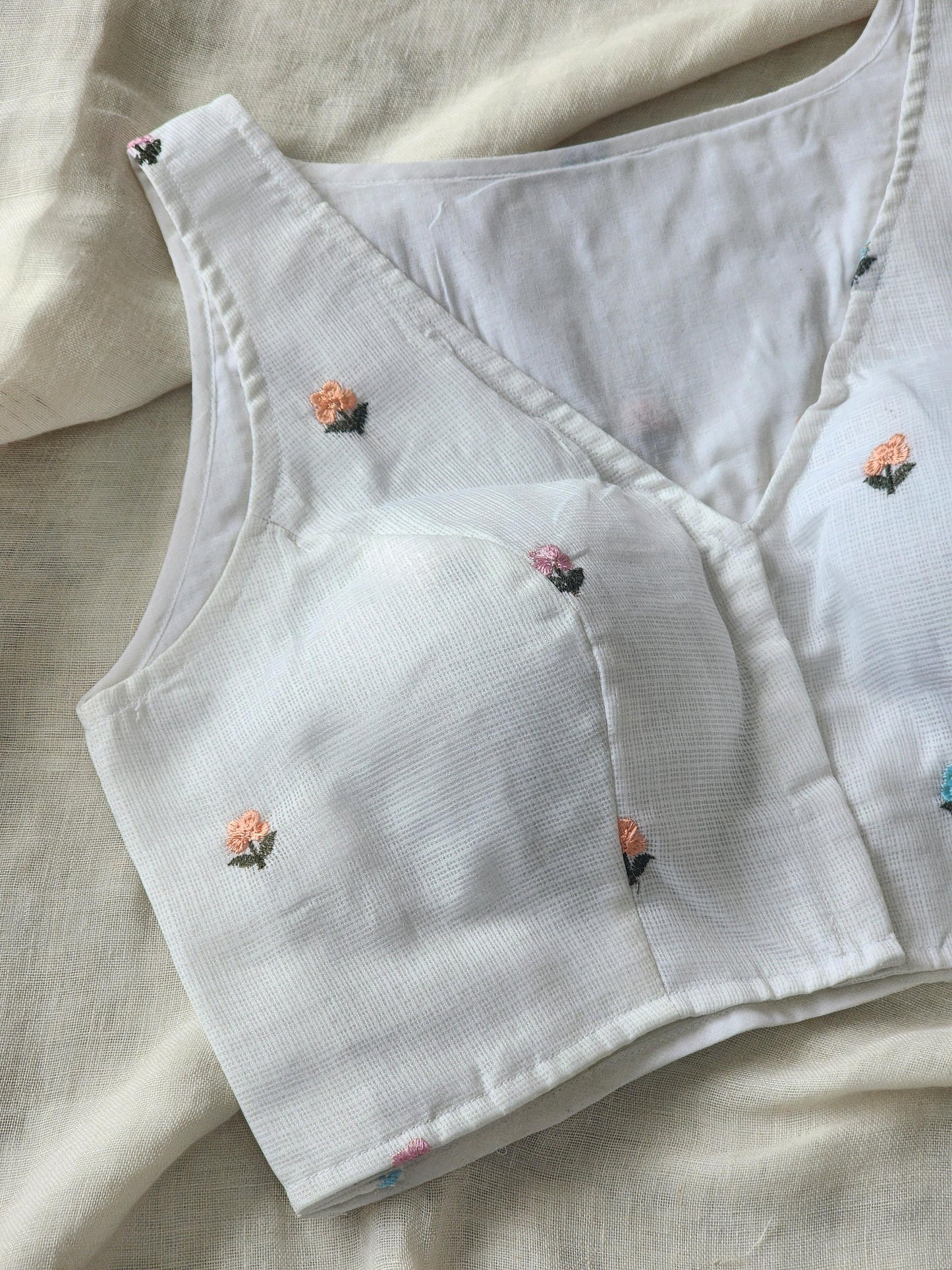 White Kota Cotton Blouse