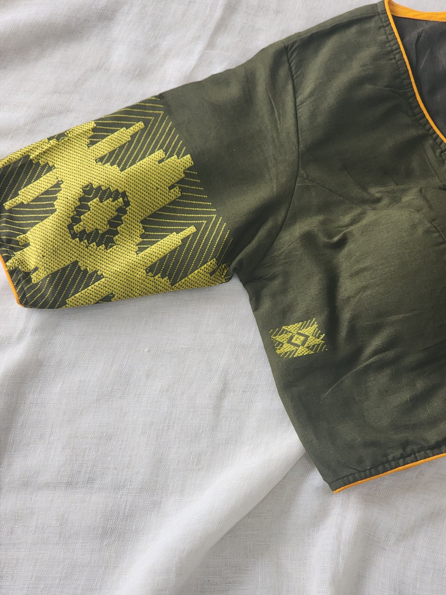 Military Green cotton blouse