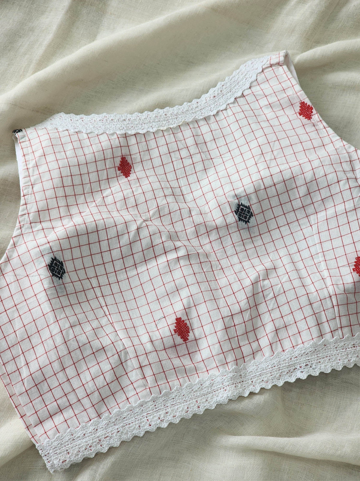 White cotton blouse