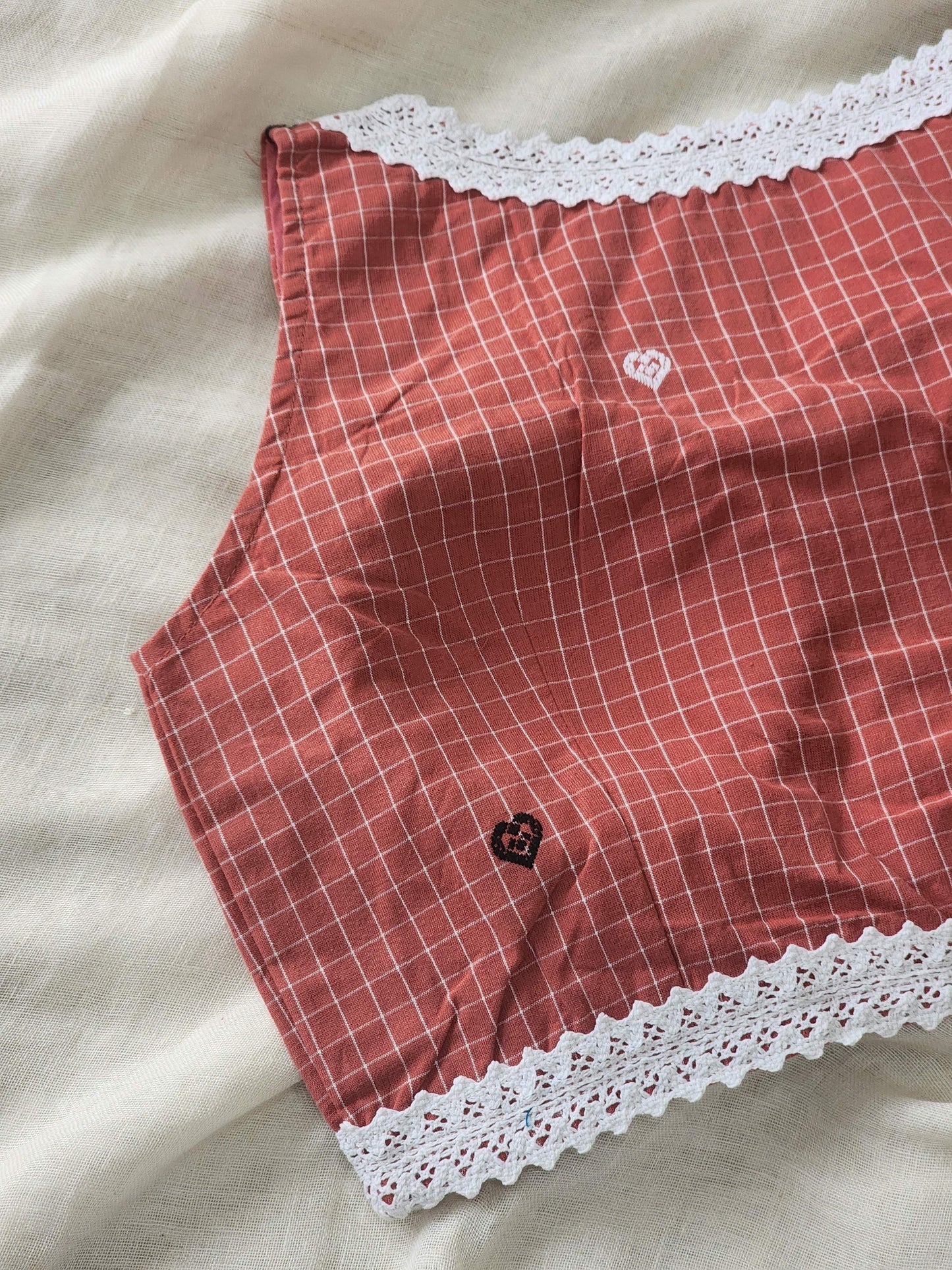 Rust cotton blouse