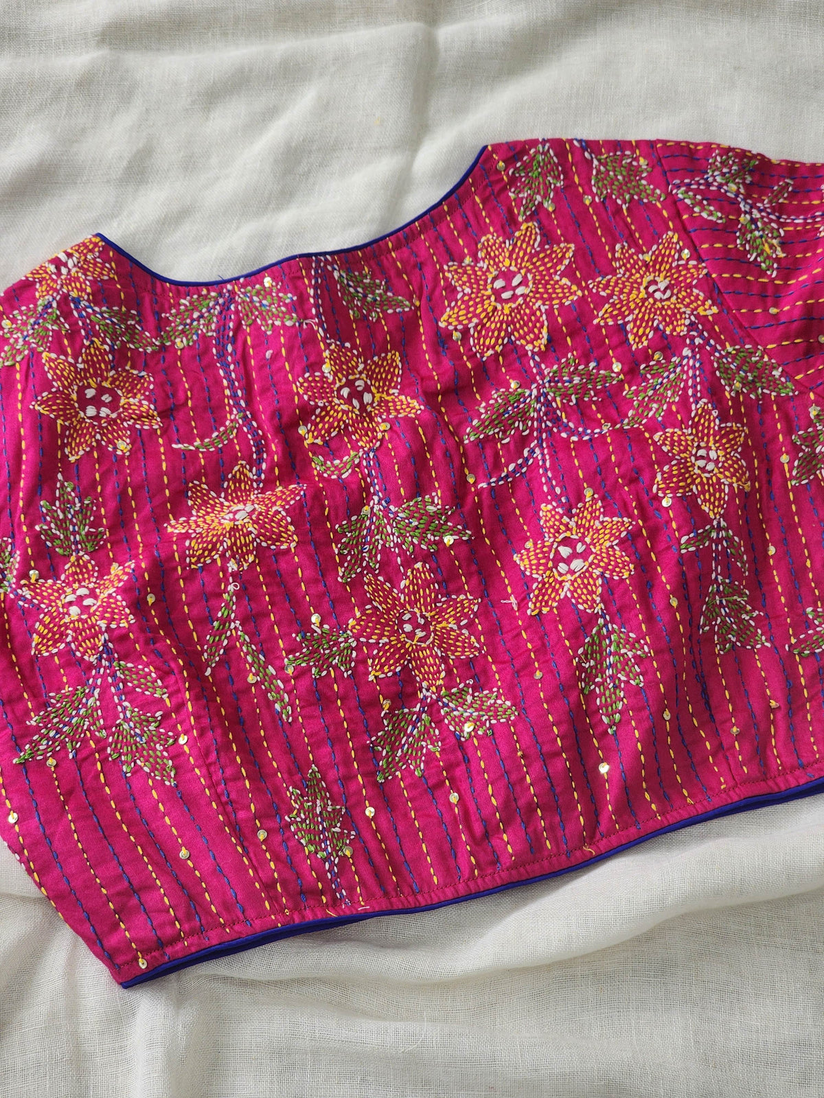 Pink cotton blouse