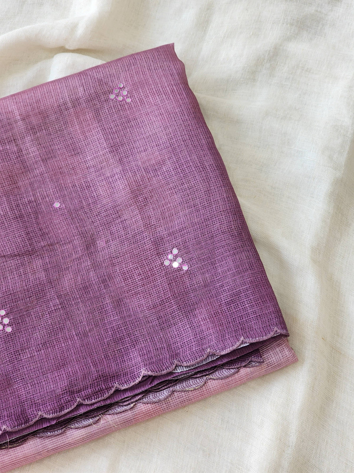 Purple Kota Silk Saree