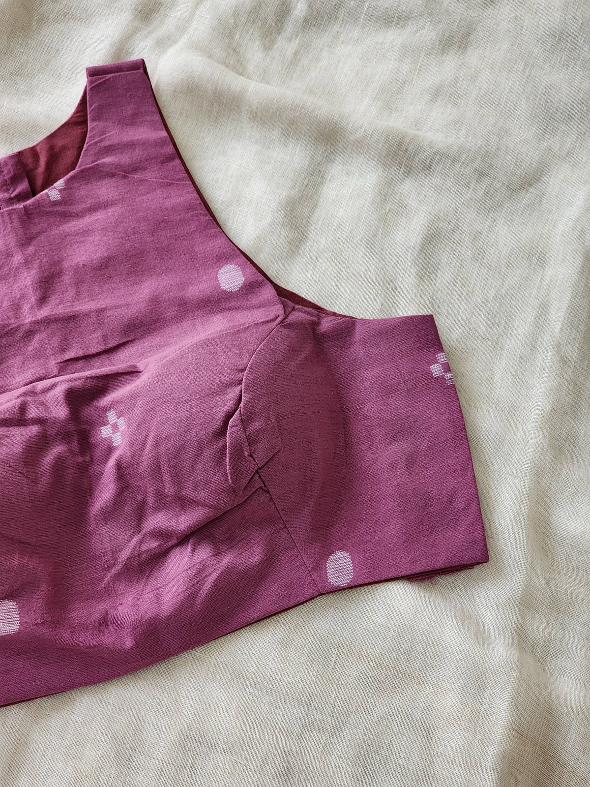Rose Pink Cotton Blouse