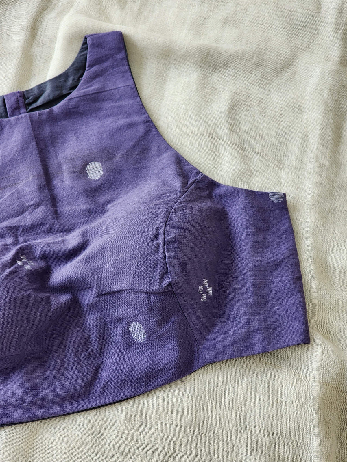 Pastel Purple Cotton Blouse