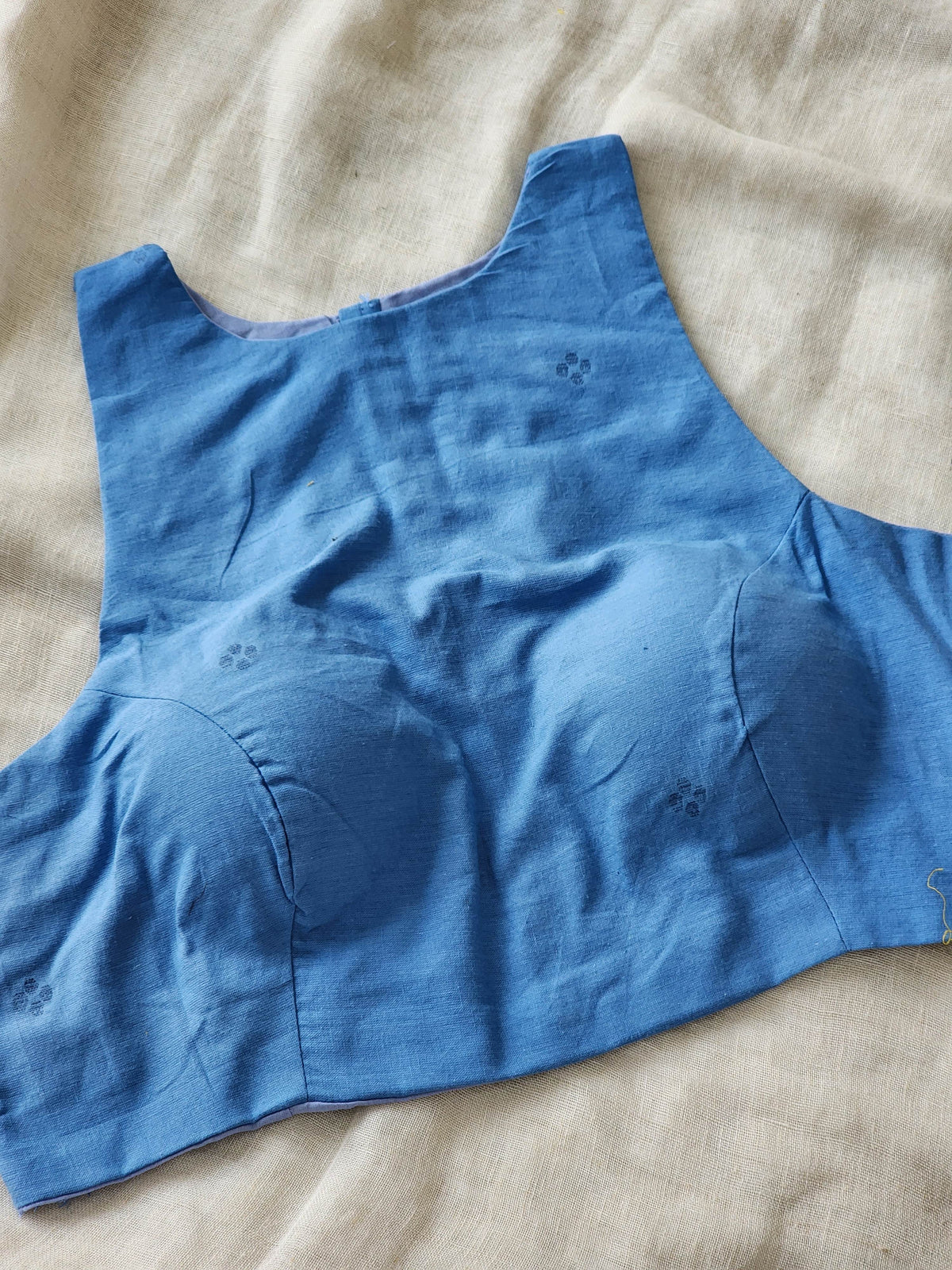 Light Blue Cotton Blouse