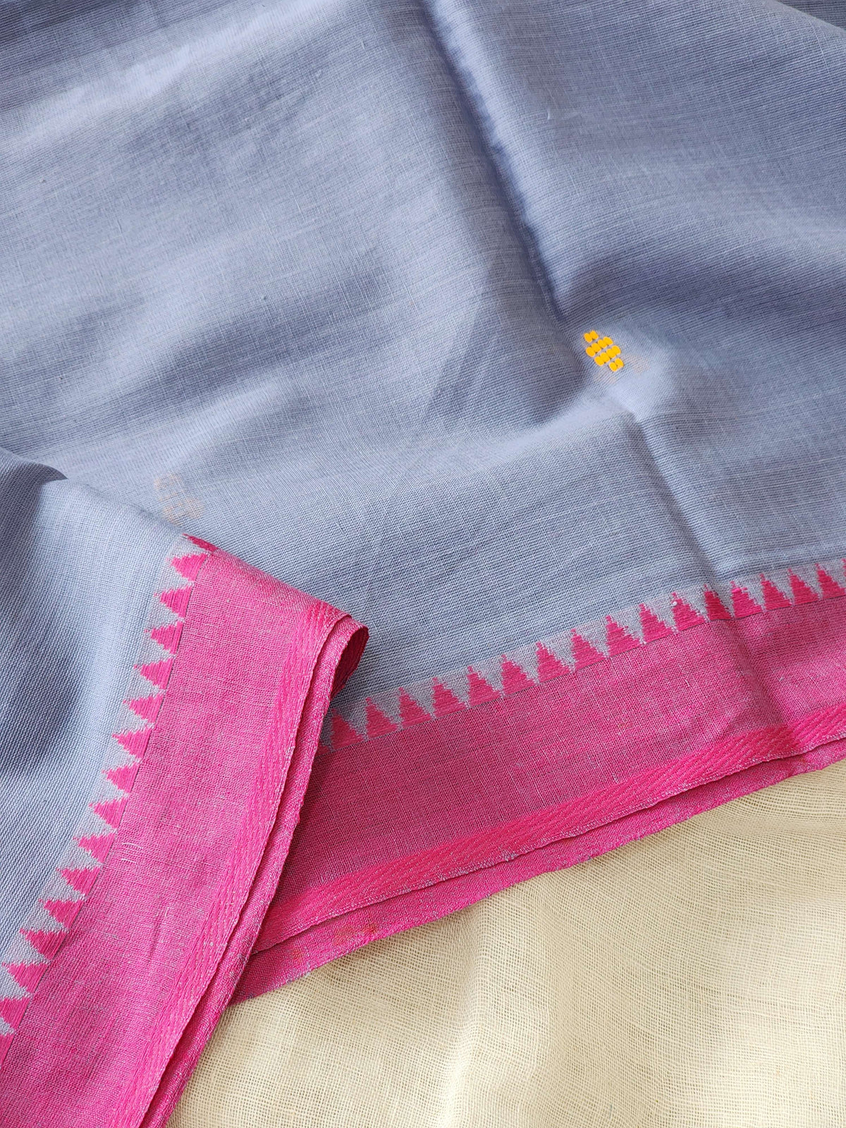 Blue Dhonekhali Cotton Saree