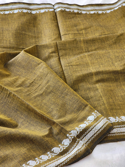 Dual Tone Dhonekhali Cotton Saree
