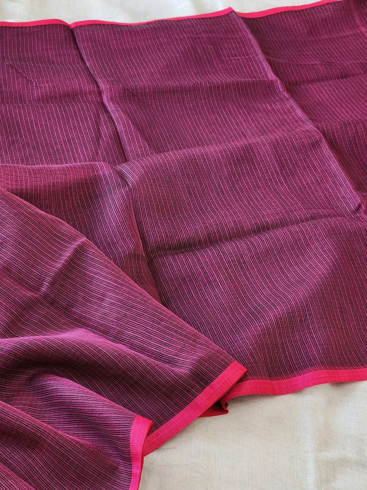 Purple Kota Silk Saree
