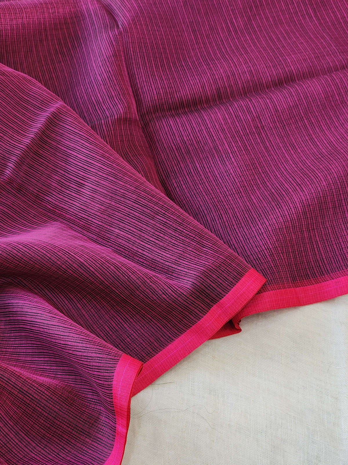 Purple Kota Silk Saree