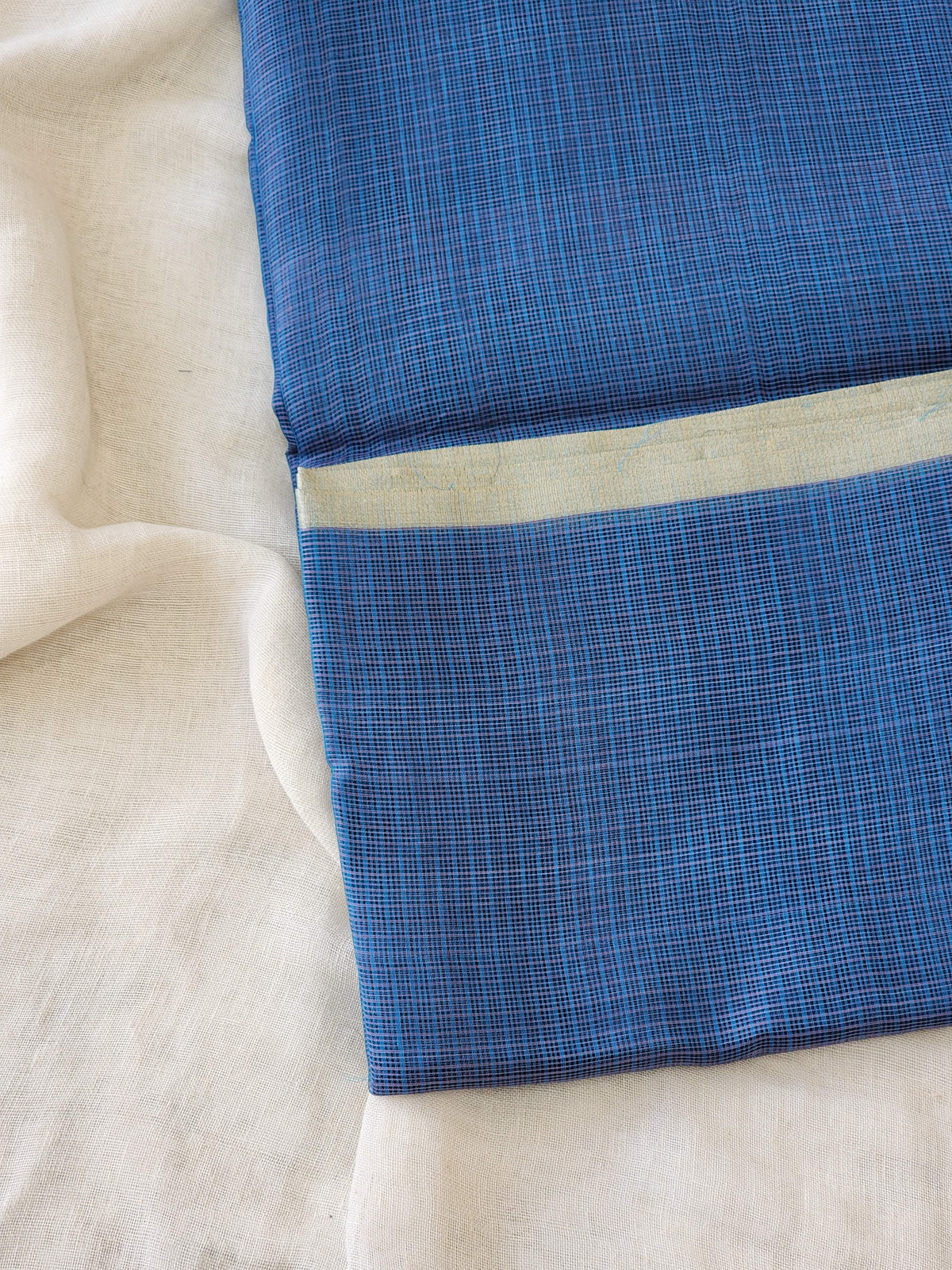 Blue Kota Silk Saree