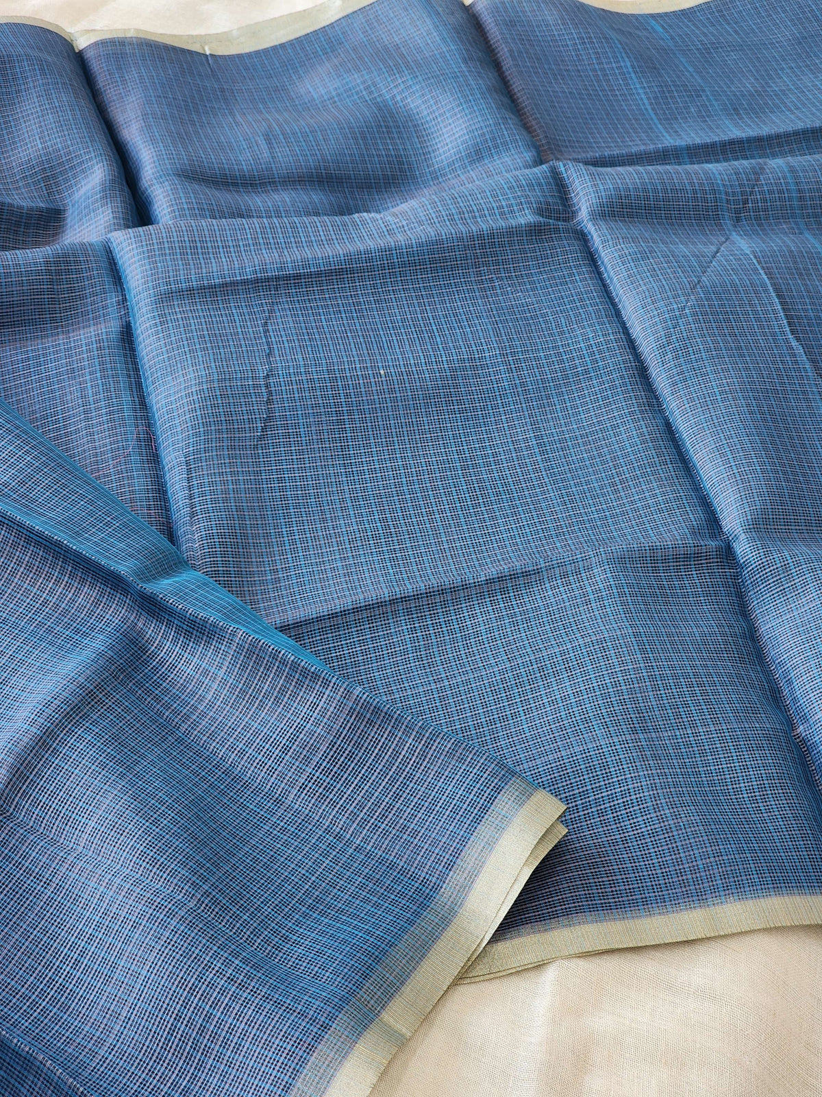 Blue Kota Silk Saree