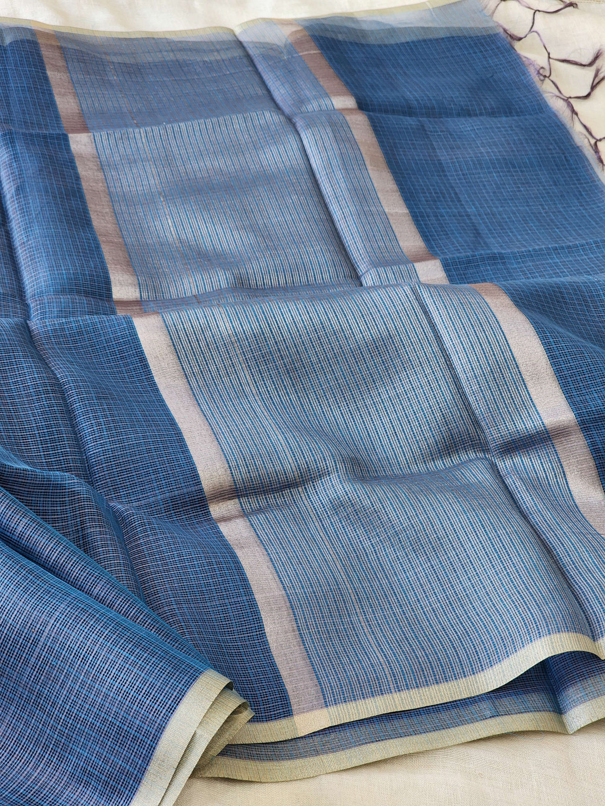 Blue Kota Silk Saree