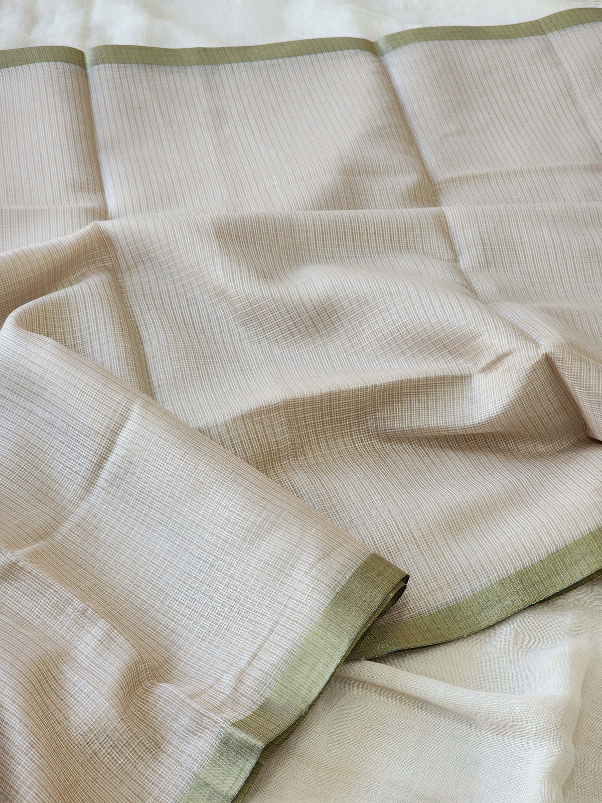 Light Gold Kota Silk Saree