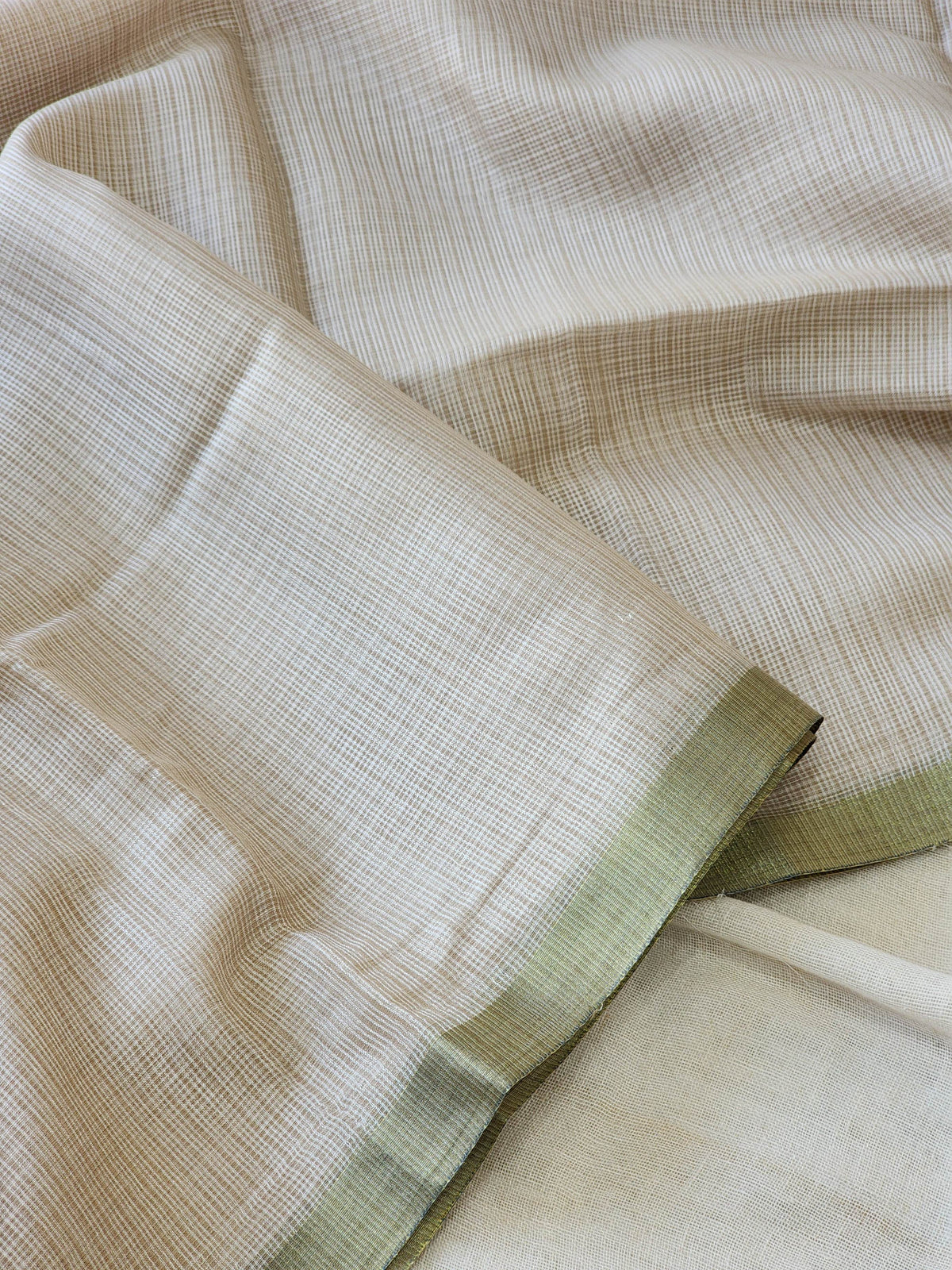 Light Gold Kota Silk Saree