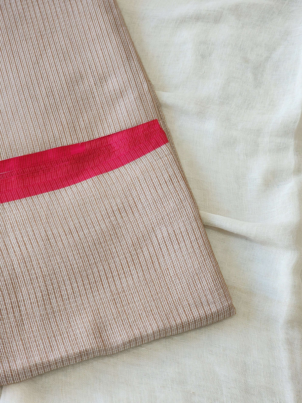 Golden Brown Kota Silk Saree