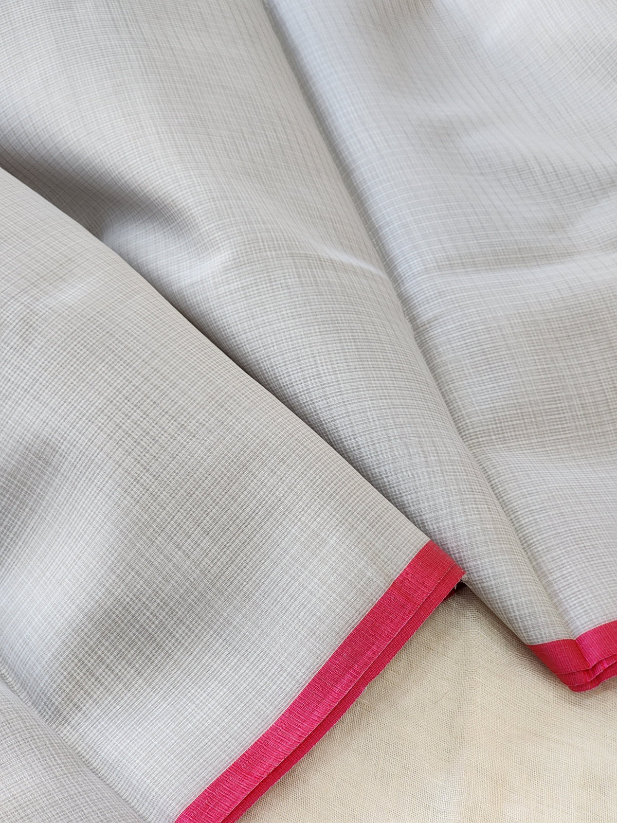 Grey Kota Cotton Saree