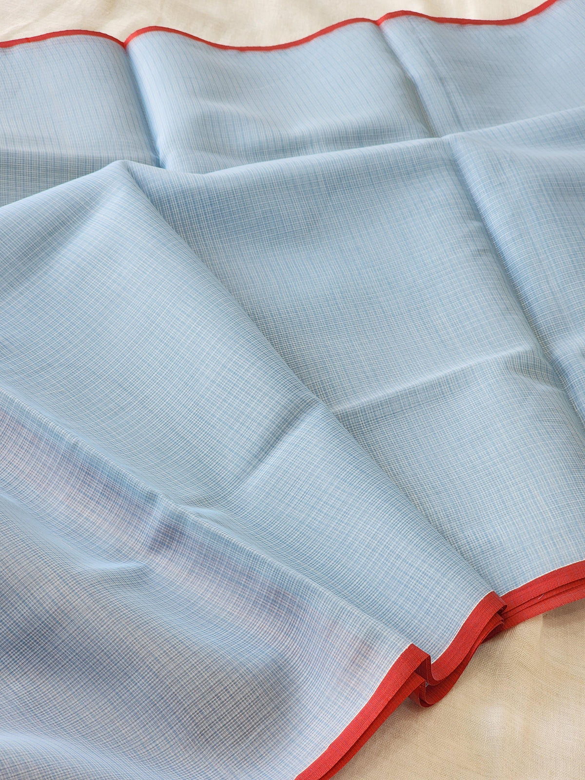 Light Blue Kota Cotton Saree