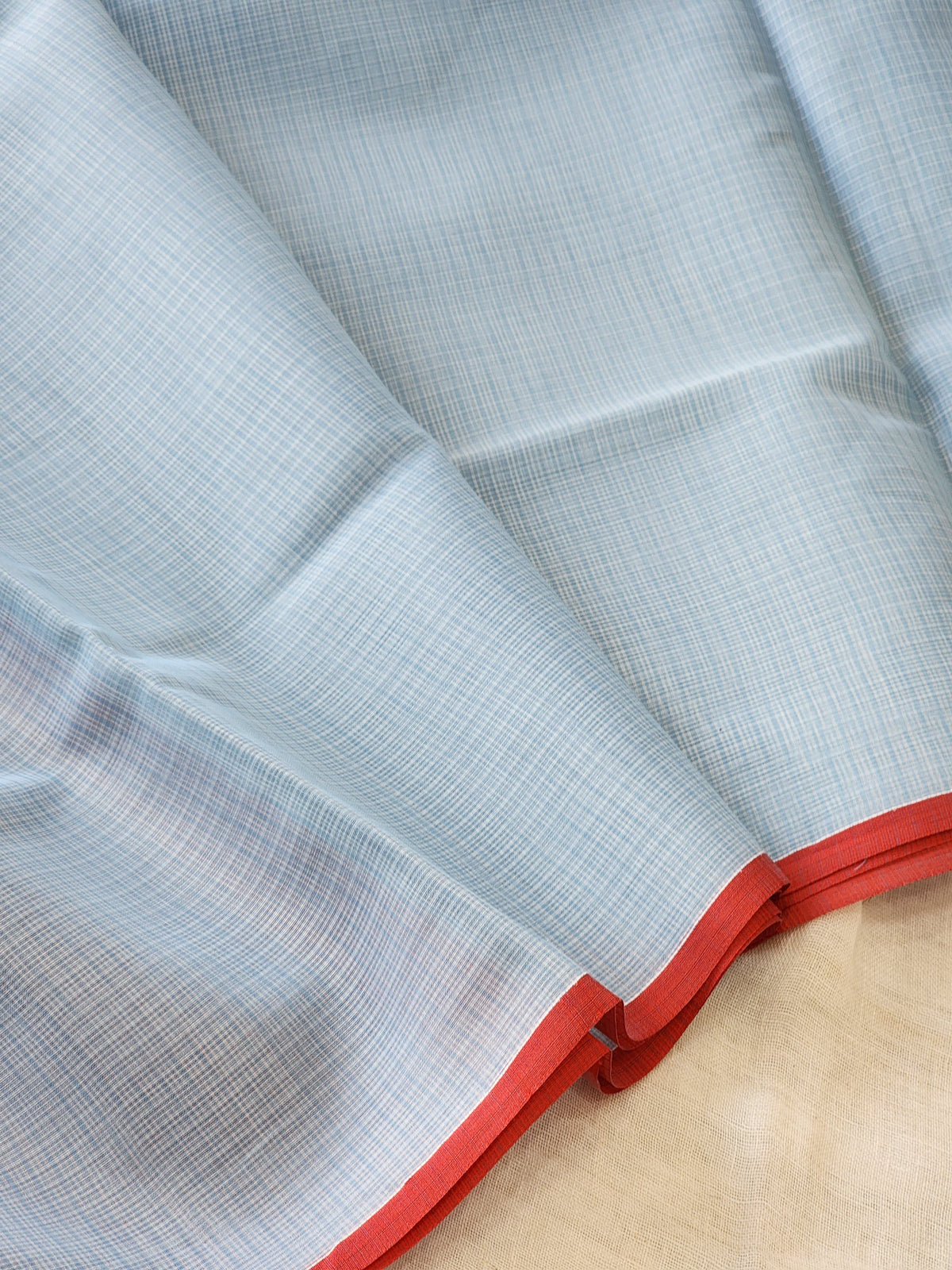 Light Blue Kota Cotton Saree
