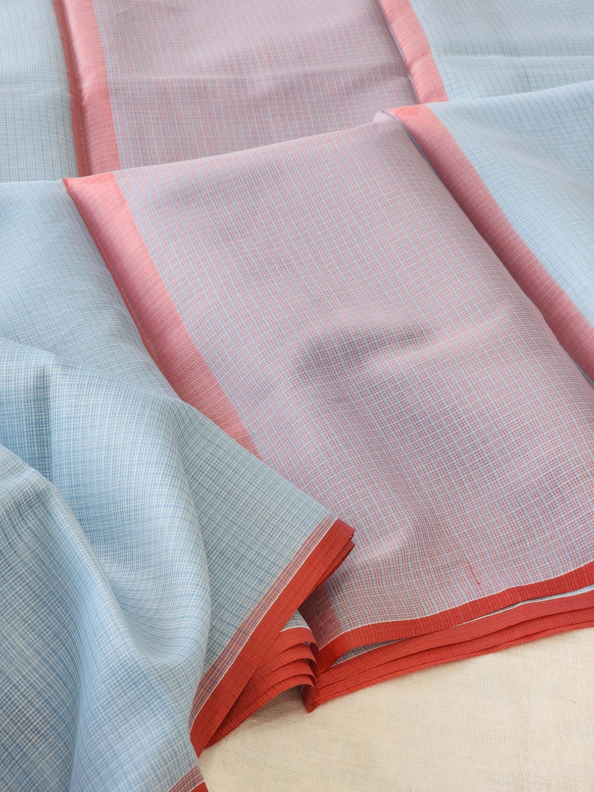 Light Blue Kota Cotton Saree