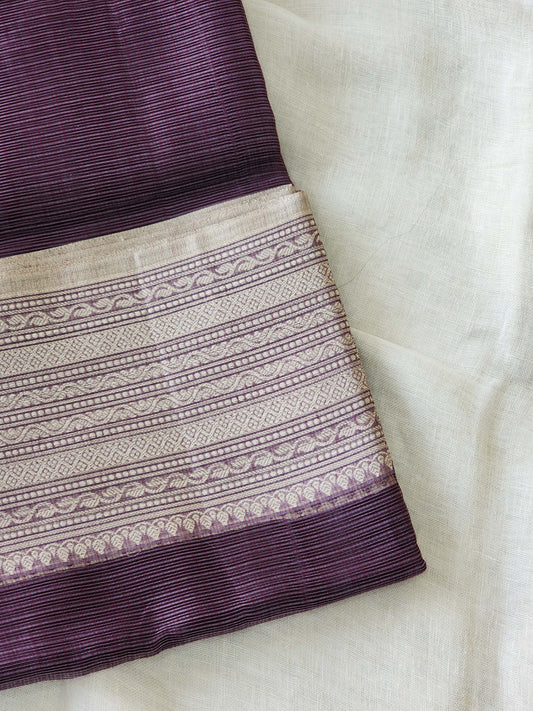 Grape Kota Silk Saree