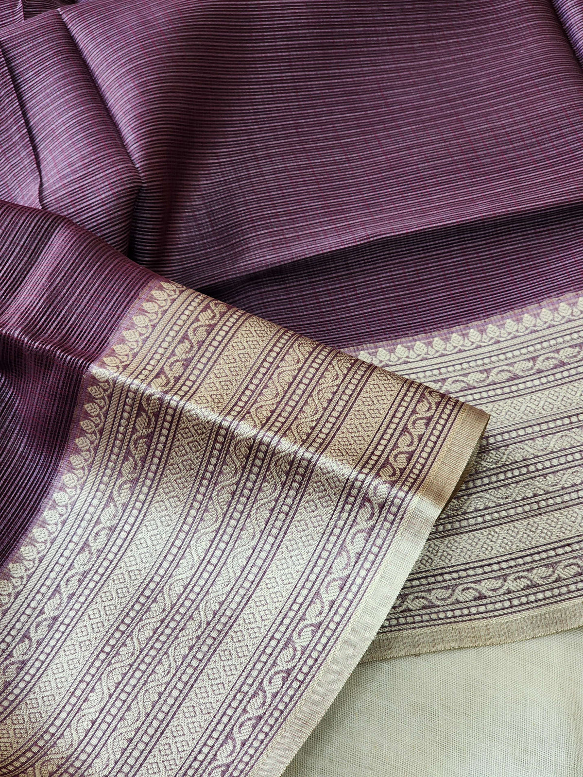 Grape Kota Silk Saree