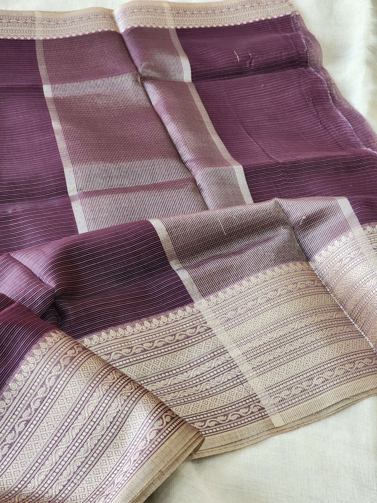 Grape Kota Silk Saree