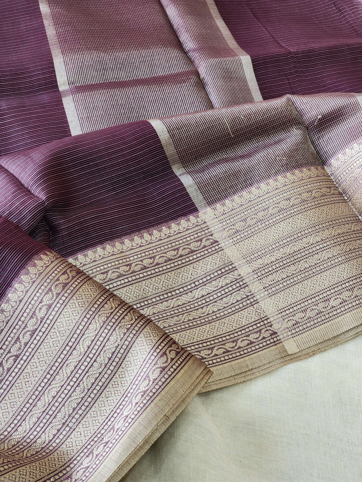 Grape Kota Silk Saree
