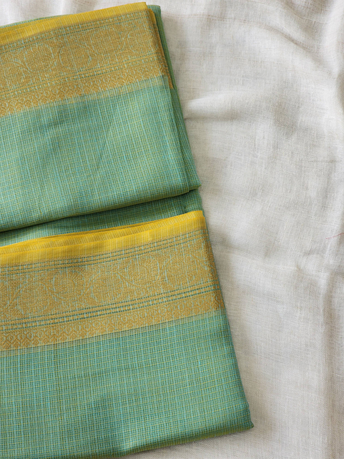 Green Kota Silk Saree