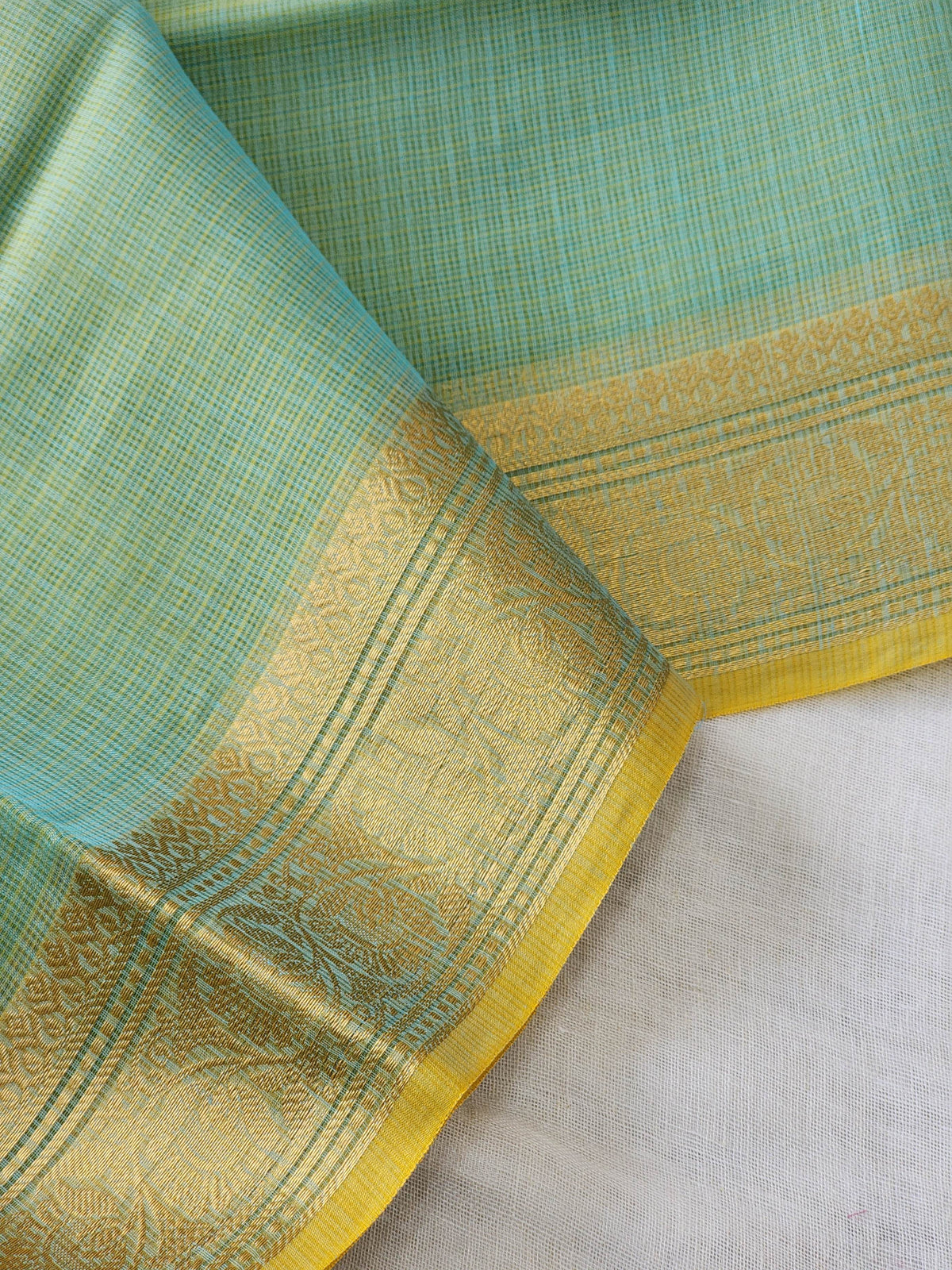 Green Kota Silk Saree