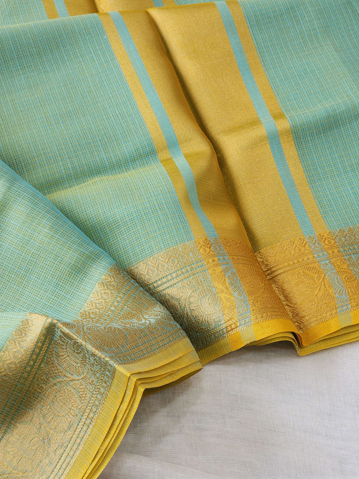 Green Kota Silk Saree