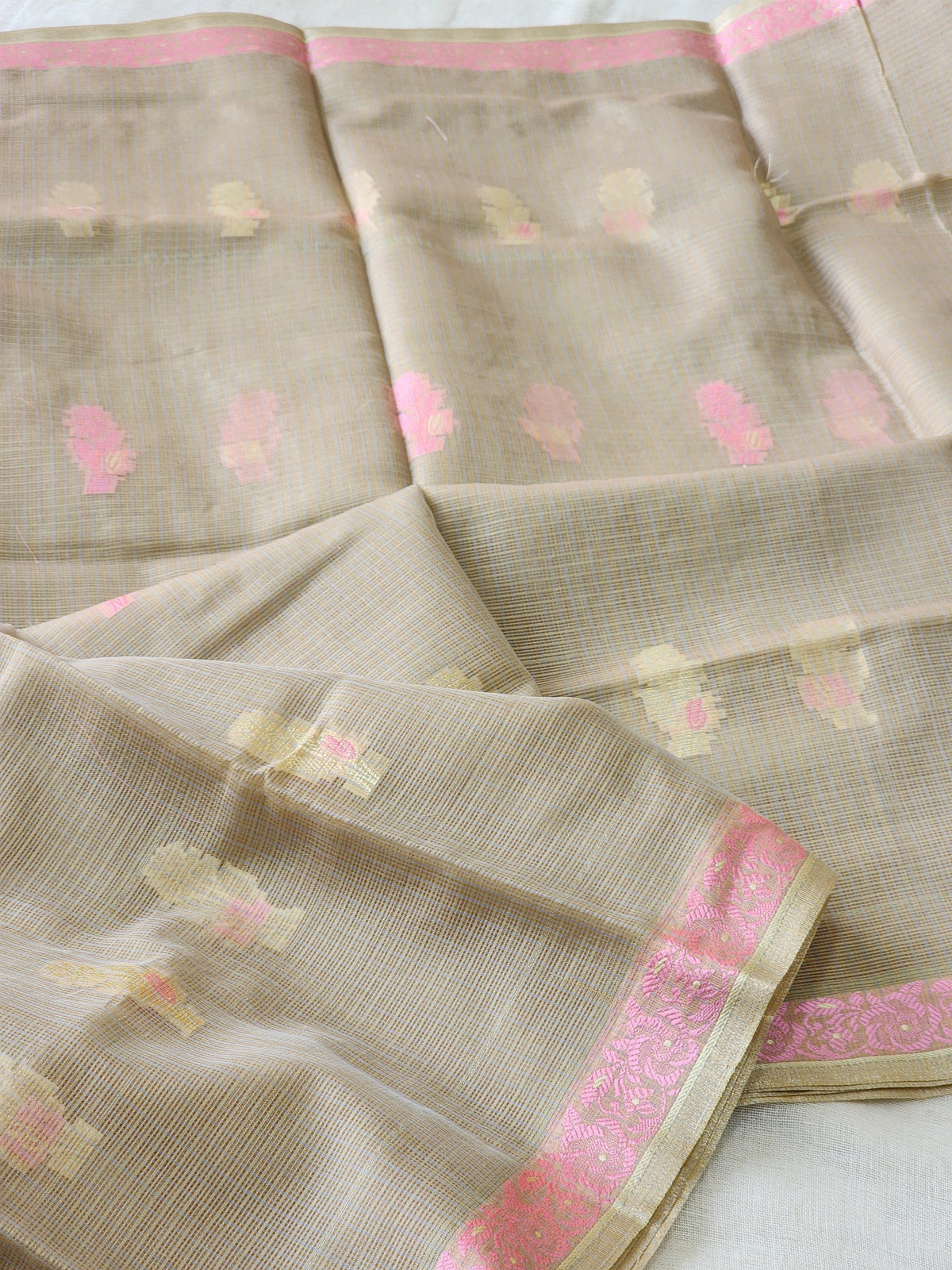 Golden Kota Silk Saree