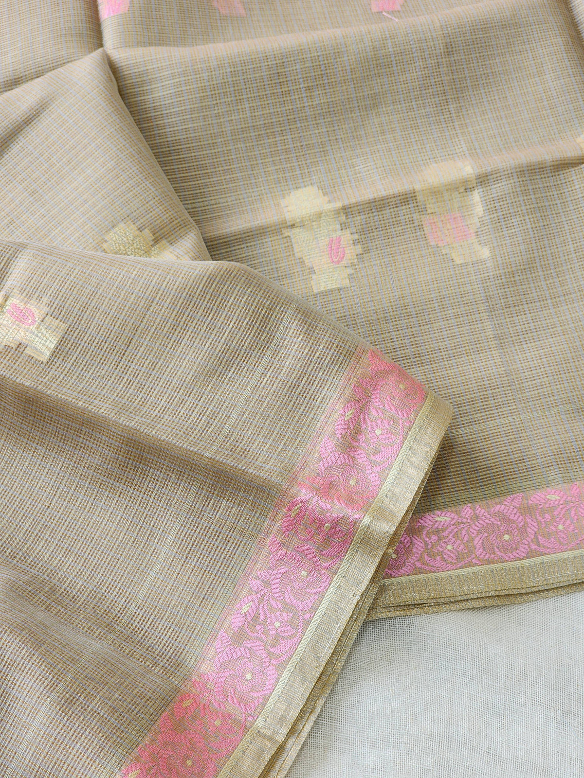 Golden Kota Silk Saree
