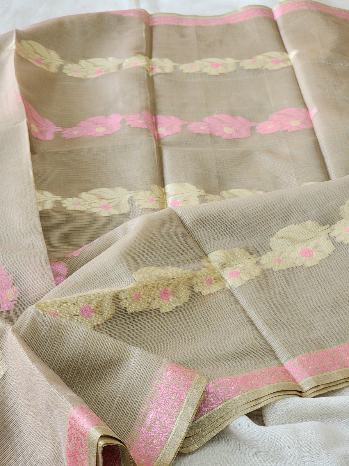 Golden Kota Silk Saree