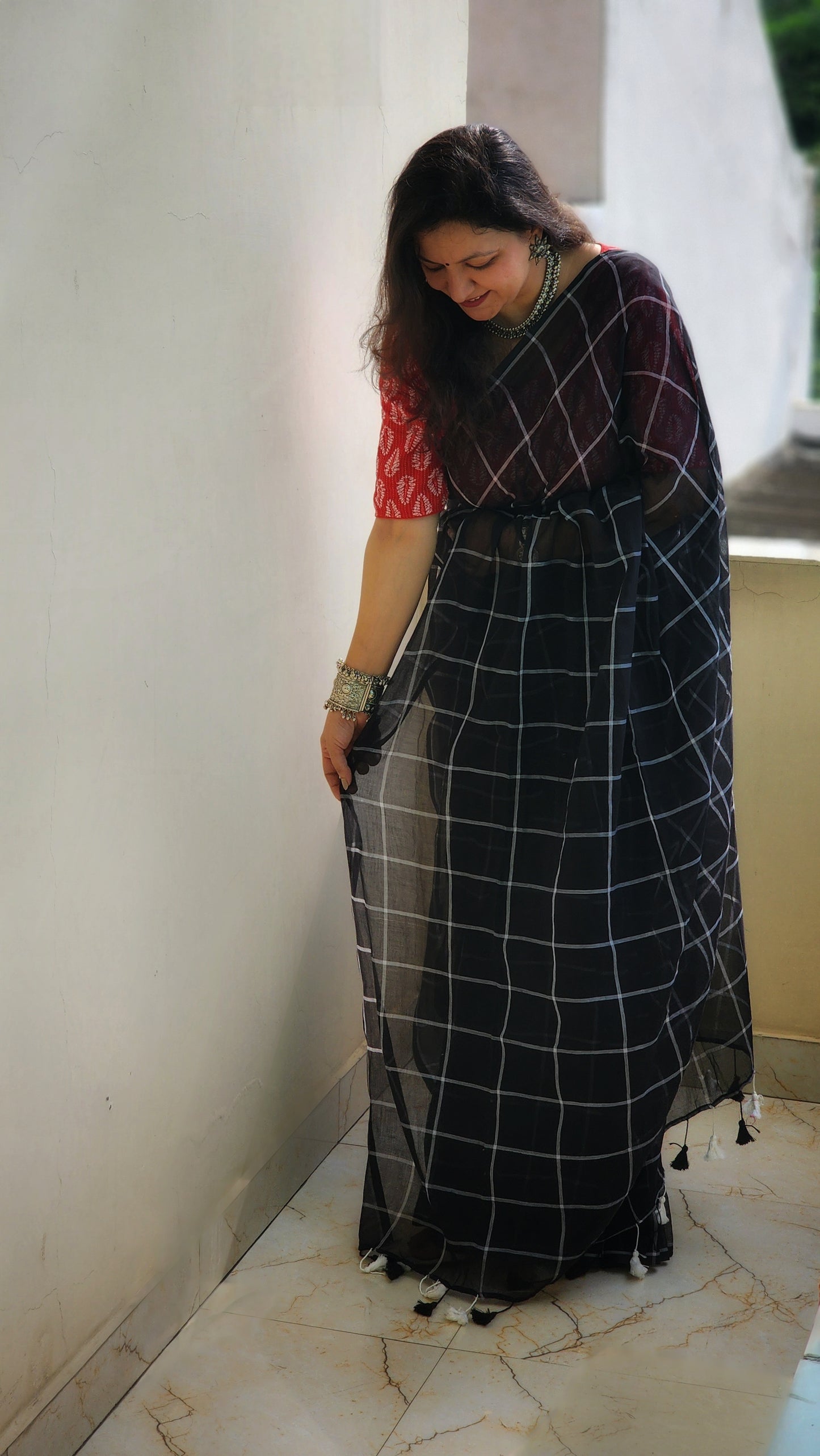 Cotton saree
