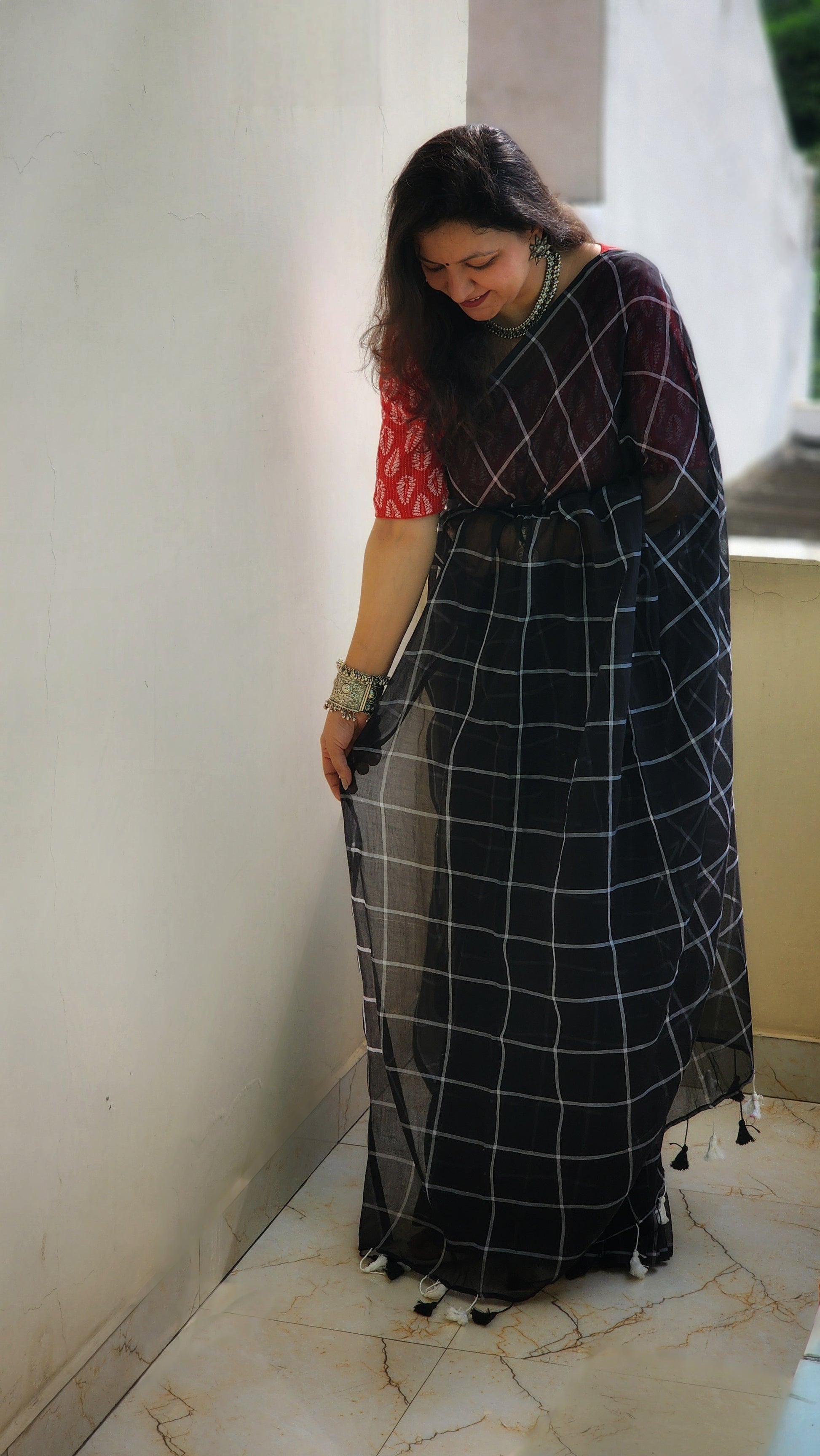 Cotton saree