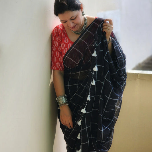 Cotton saree