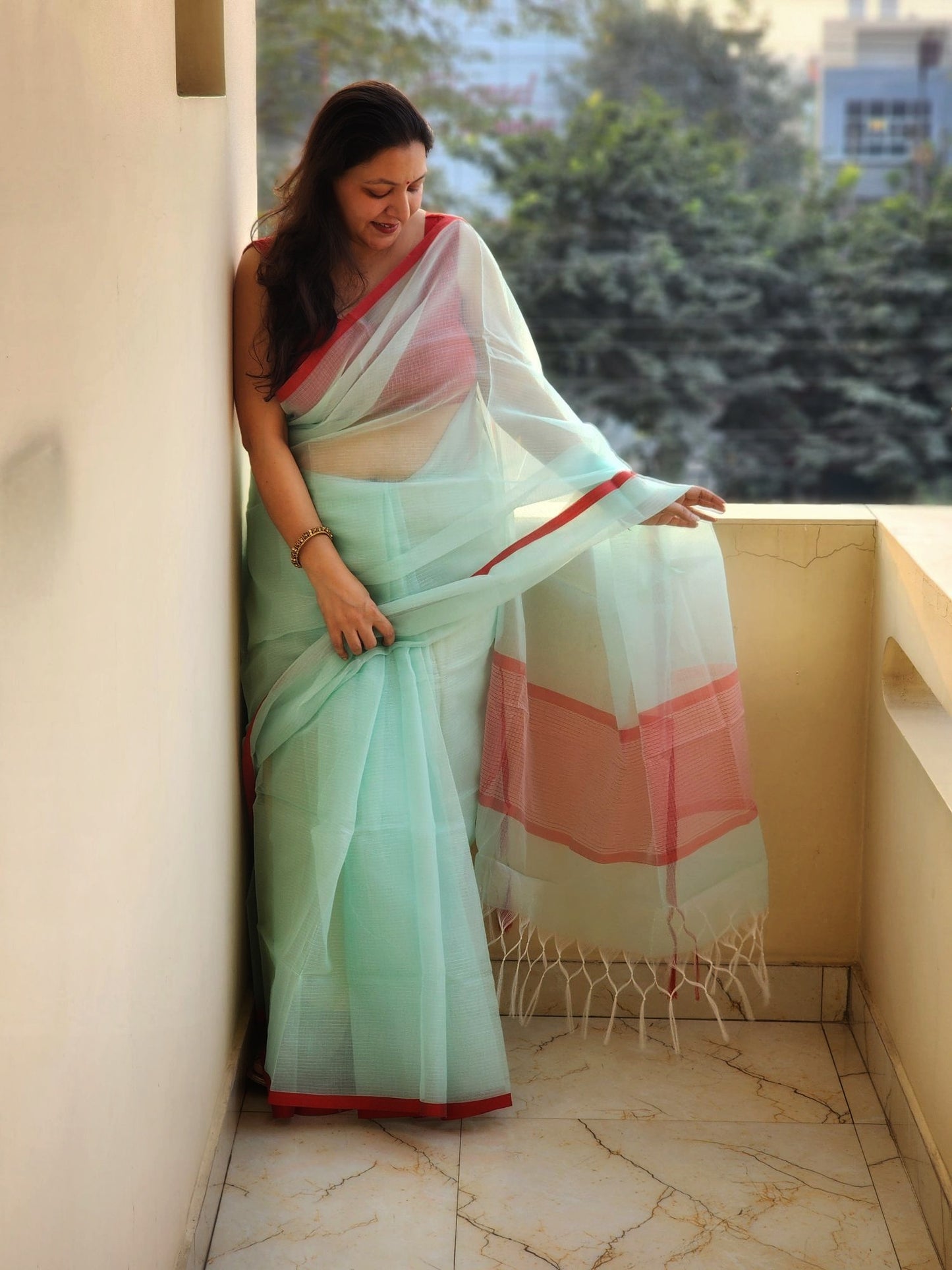 Cotton saree